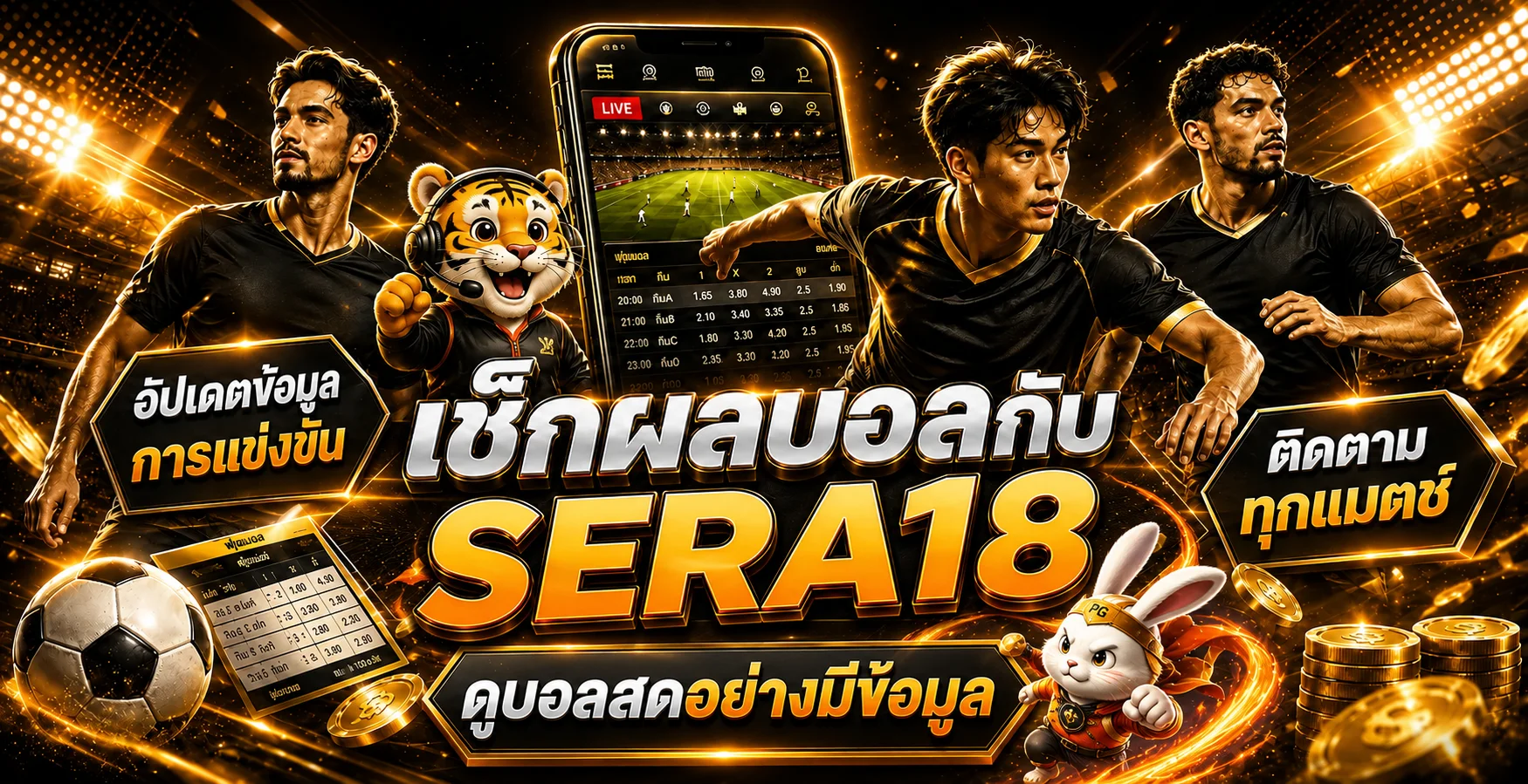 ติดตามผลบอลสดกับ SERA18 อย่างมีข้อมูล